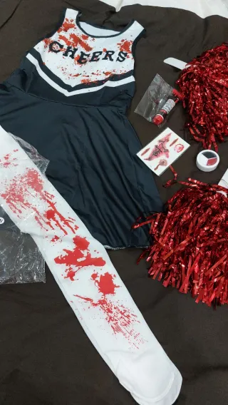 Vestito Carnevale Bambina Zombie + Accessori