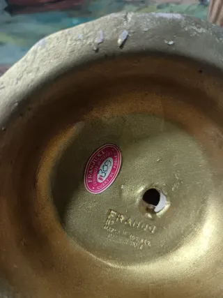 Figura cerámica estilo chino marca Franju