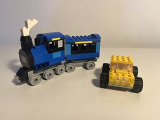 Tren y Coche Lego