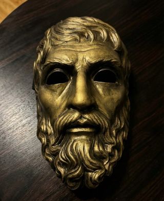 Máscara Griega Vintage Hecha a Mano