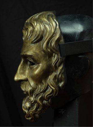 Máscara Griega Vintage Hecha a Mano