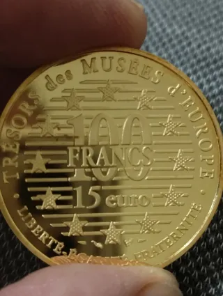 Moneda oro Elefante Shang 1996 RF