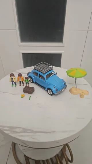 Playmobil Coche Azul con Accesorios