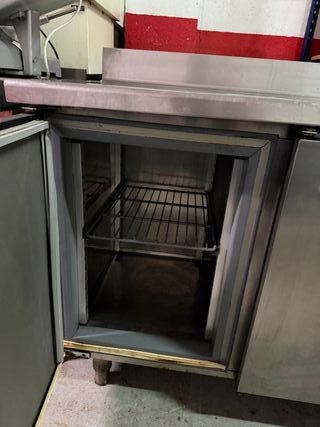 Espositore da banco refrigerato industriale in acciaio