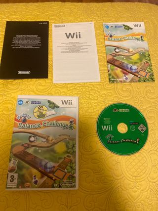 Juego Wii Marbles Balance Challenge + Manuales