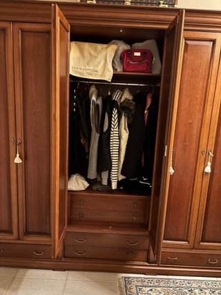 Armario clásico 3 cuerpos madera de avellano