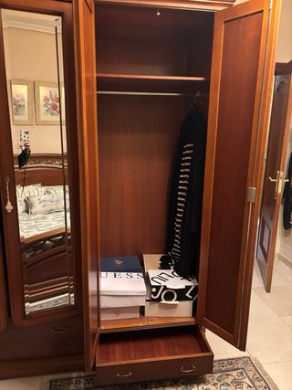 Armario clásico 3 cuerpos madera de avellano