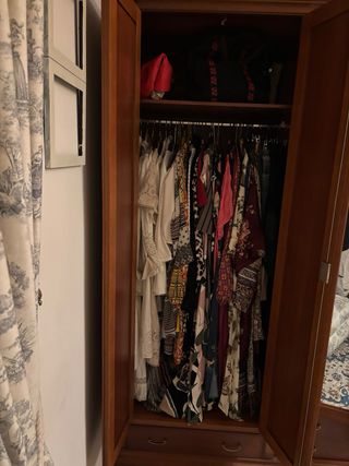 Armario clásico 3 cuerpos madera de avellano