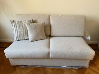 Divano letto nuovo beige tessuto