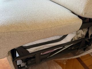 Divano letto nuovo beige tessuto