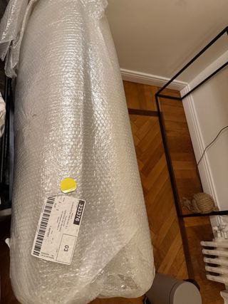 Divano letto nuovo beige tessuto