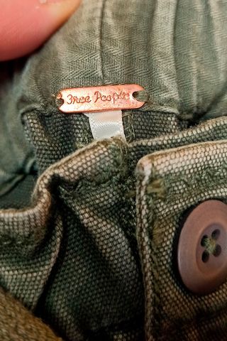 Pantalones Cargo Mujer Free People Verde
