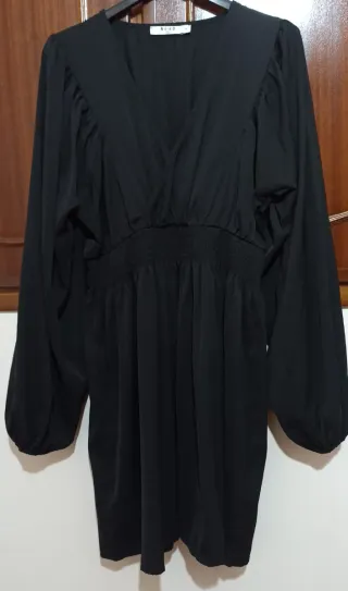 Abito midi ampio Nero