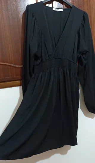 Abito midi ampio Nero