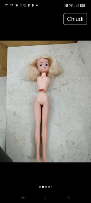 Testa e pezzi di ricambio Sindy Pedigree