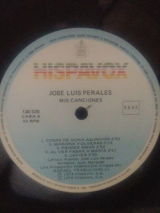 Vinilo Mis Canciones - Jose Luis Perales