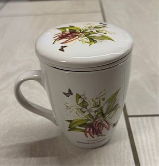 Tazza tisana con filtro e tappo