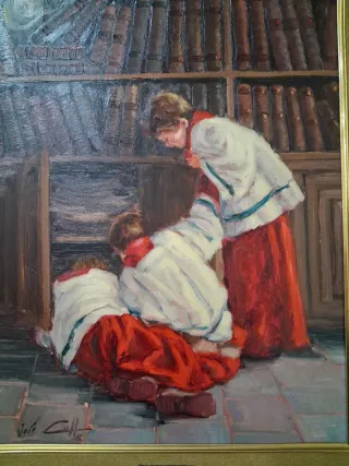 Cuadro pintado a mano jose llul