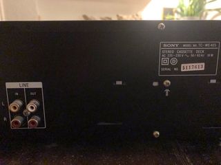 Reproductor Doble Cassette Sony Negro