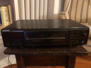 Reproductor Doble Cassette Sony Negro