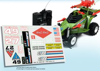 GI JOE repro pegatinas Crossfire