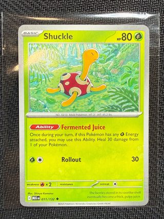 Carta Pokémon Shuckle 011/132 MEGA EVOLUTION