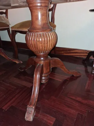 Regalo Mesa de comedor de madera extensible