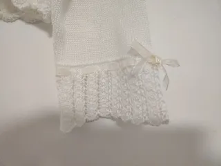 Chaqueta de comunión blanca