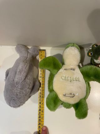 Peluche Tartaruga Rana Delfino Vintage