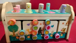 Juguete Xilófono Madera 4 en 1