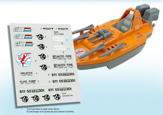 Gi joe repro pegatinas Devil Fish