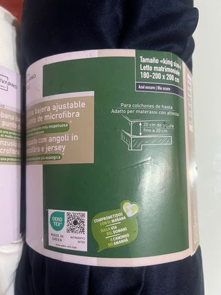 Sábanas Bajeras Ajustables King Size