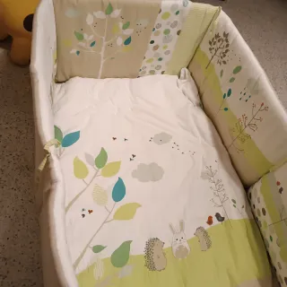 Funda nórdica, relleno y chichonera cuna infantil
