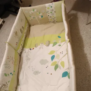 Funda nórdica, relleno y chichonera cuna infantil