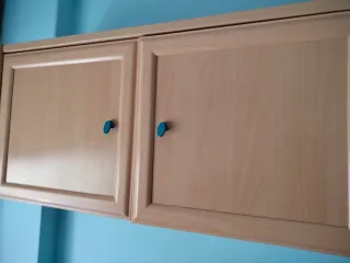 Armario auxiliar  habitación juvenil  en haya