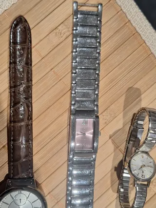 Lote relojes Lotus, Festina acero