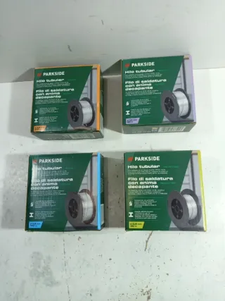 Lote 4 rollos hilo soldadura Parkside