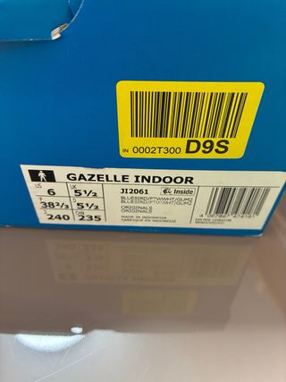 Adidas Gazelle Azul Talla 38.5