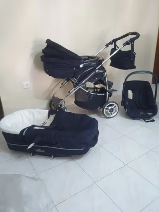 Carro de bebé 3 piezas: Silla, Capazo y Maxicosi