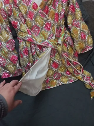 Vestido joya ASOS EDITION oro y rosa