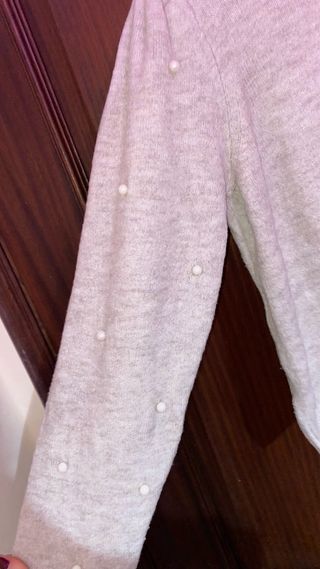 Blusa Mango bege tamanho XL