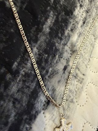 Cadena Plata 925 Italy con Colgante Cruz