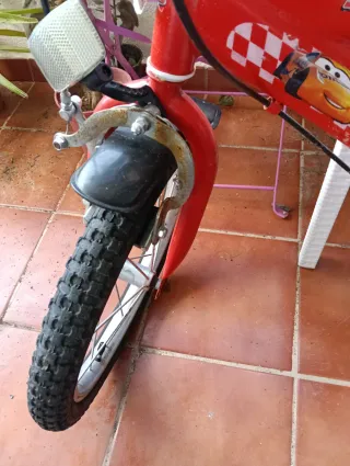 Bicicleta infantil Cars Rayo McQueen