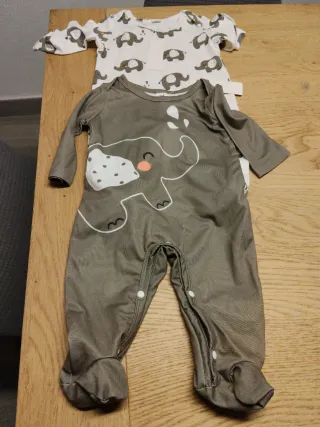 Lote Ropa Bebé 0-3 Mes, 18 piezas +  14 accesorios