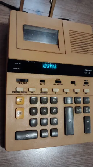 Calculadora Canon P35-D Impresora 1980
