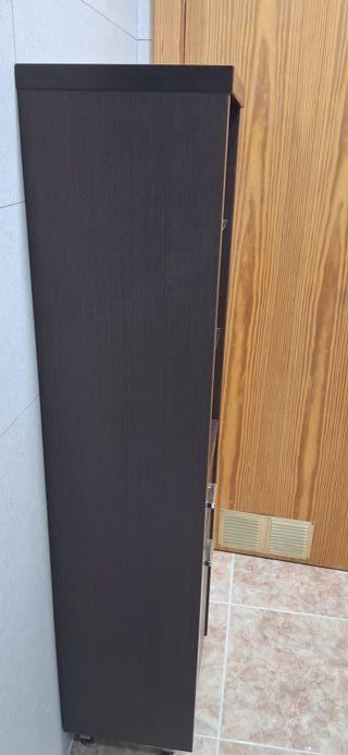 Armario Columna Baño Wengué