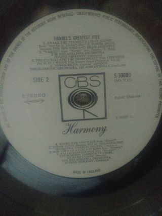 Vinilo Handel's Greatest Hits Clásica