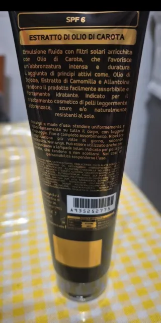 Latte Solare Protezione Bassa 6