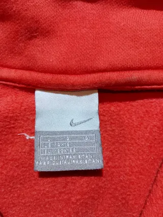 Felpa Nike Vintage Mezza Zip Arancione L