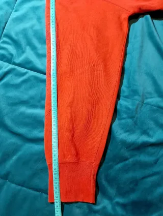 Felpa Nike Vintage Mezza Zip Arancione L